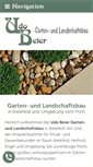 Mobile Screenshot of beier-landschaftsbau.de